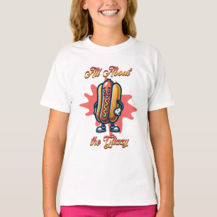 Camiseta Todo sobre los glizzy   Humor divertido de Hot dog