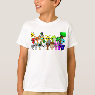 Camiseta Todo Sprunki Diversión Simon Oren Funbot Pinki Wen