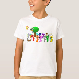 Camiseta Todo Sprunki en 3D Simon Oren Funbot Pinki Wenda