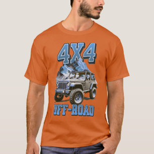 Camiseta TODO TERRENO 4x4 - azul