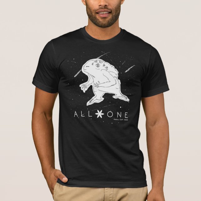 Camiseta TODO UN UNIVERSO - Seres celestes (Anverso)