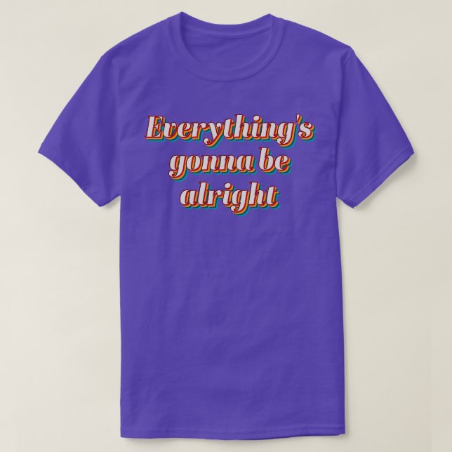 Camiseta Todo va a estar bien (Diseño del anverso)
