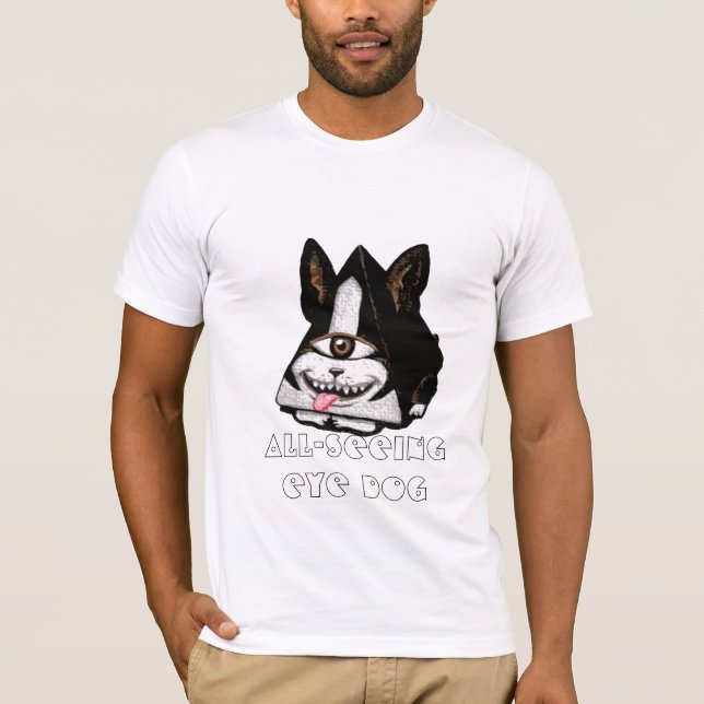 Camiseta Todo-Ver el perro del ojo (Anverso)