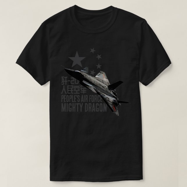 Camiseta Todopoderoso dragón Stealth (Diseño del anverso)