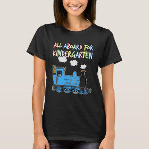 Camiseta Todos a bordo del primer día del tren de vapor de