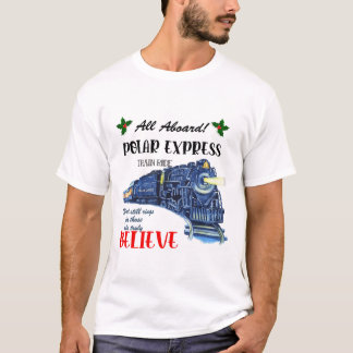 Camiseta Todos a bordo del tren Polar Express Creen en Cris
