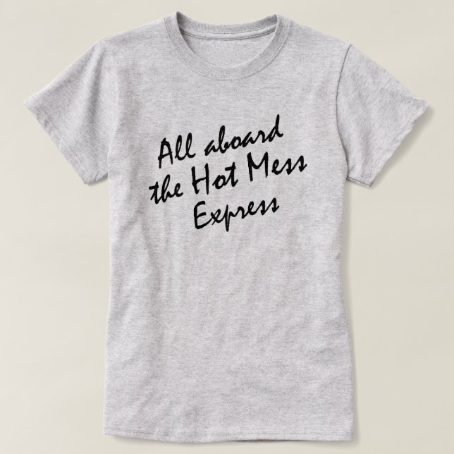 CAMISETA TODOS A LO LARGO DEL HOTEL MESS EXPRESS (Diseño del anverso)