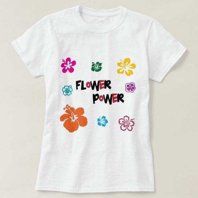 Camiseta Todos ama las flores (Diseño del anverso)