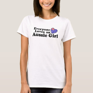 Camiseta Todos aman a un Chica australiano