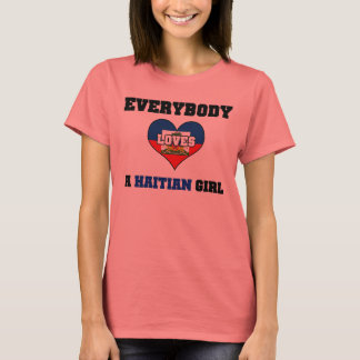 Camiseta Todos aman a un Chica haitiano