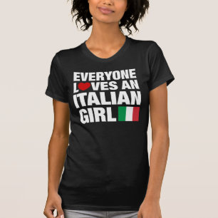 Camiseta Todos aman a un Chica italiano