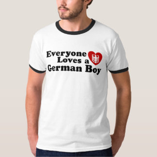 Camiseta Todos aman a un chico alemán