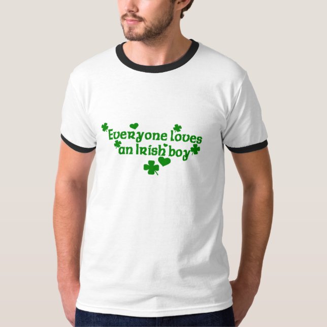Camiseta Todos aman a un chico irlandés (Anverso)