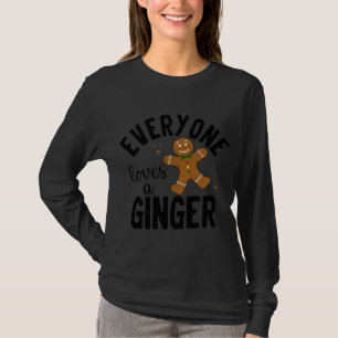 Camiseta Todos aman a un jengibre Navidades