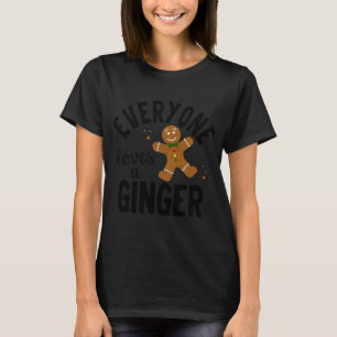Camiseta Todos aman a un jengibre Navidades
