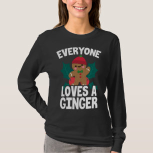 Camiseta Todos aman a un jengibre Navidades jengibre