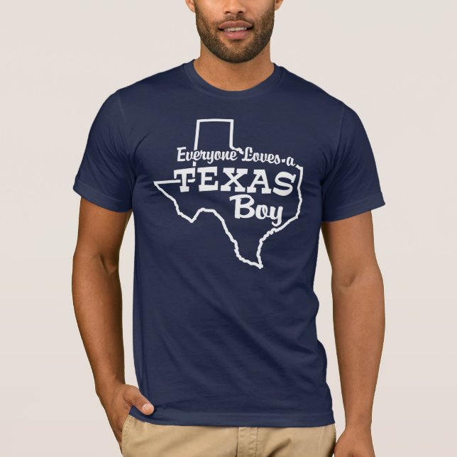 Camiseta Todos aman a un niño de Texas (Anverso)