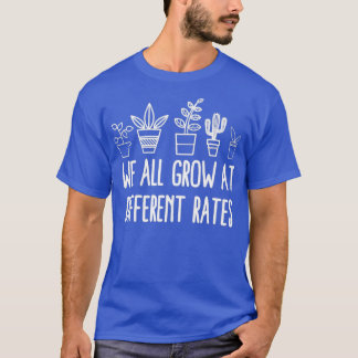 Camiseta Todos Crecemos A Tasas Diferentes Educación Especi