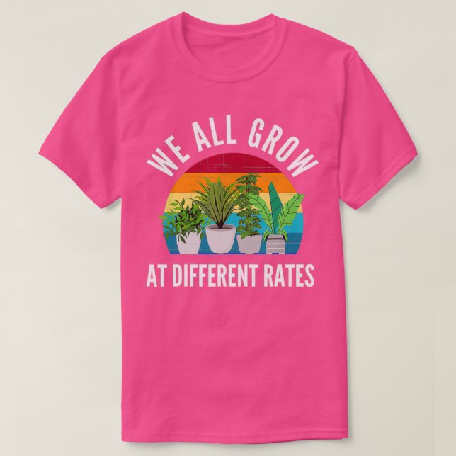 Camiseta Todos Crecemos Con Diferentes Tasas De Cita De Mae (Diseño del anverso)
