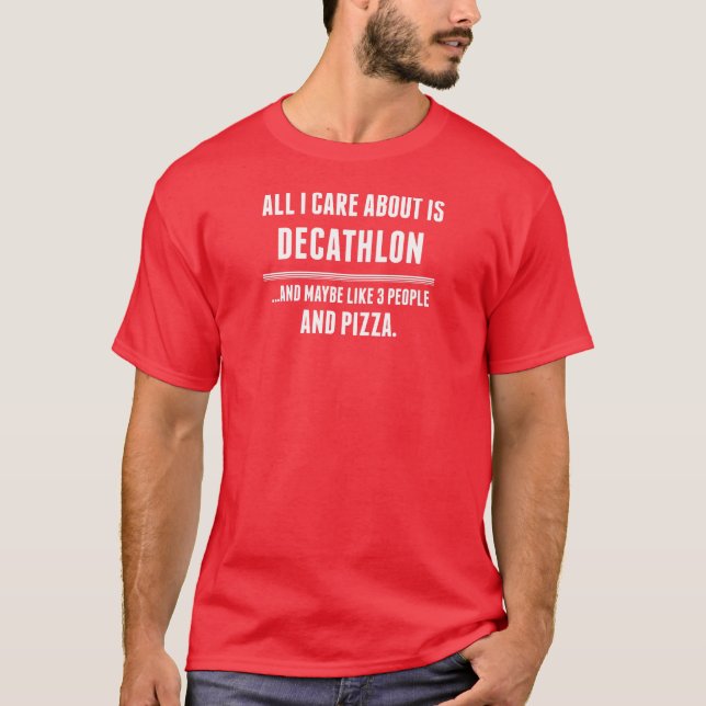 Camiseta Todos cuidado de I son alrededor deportes del (Anverso)