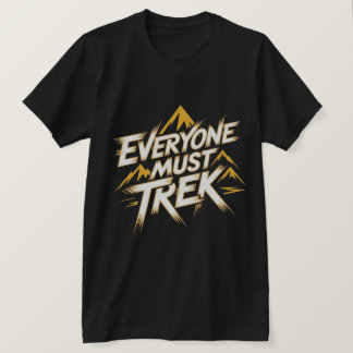Camiseta Todos Deben Caminar Logo de Montaña 