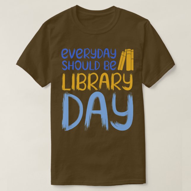 Camiseta Todos deberían ser amantes de los libros del Día d (Diseño del anverso)