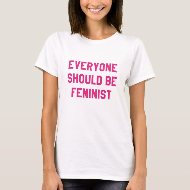 Camiseta Todos deberían ser feministas (Anverso)