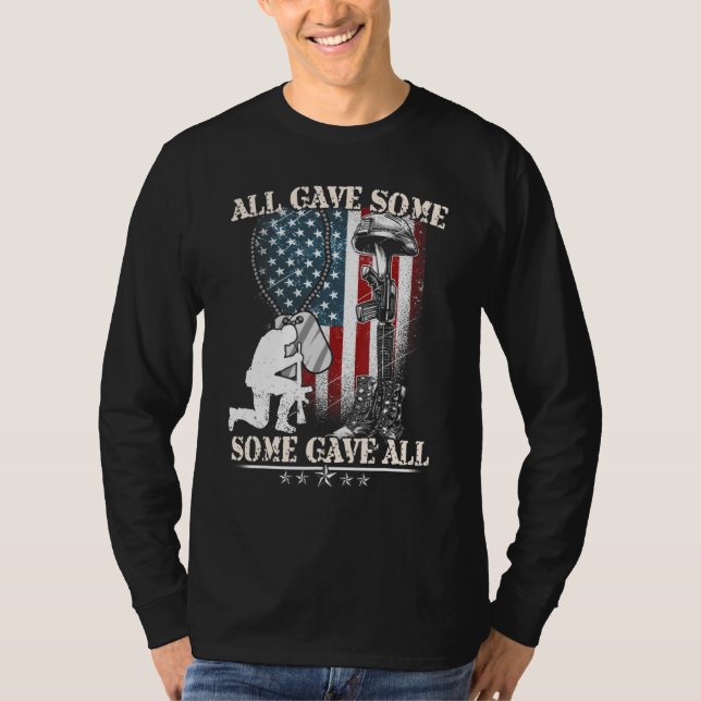 Camiseta Todos dieron a algunos veteranos y memoriales (Anverso)