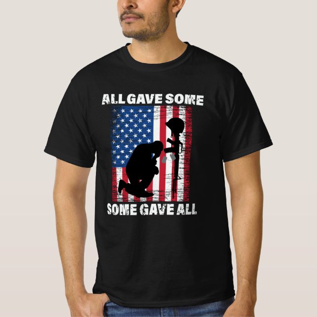 Camiseta Todos dieron algo, algunos dieron todo - Ejército  (Anverso)