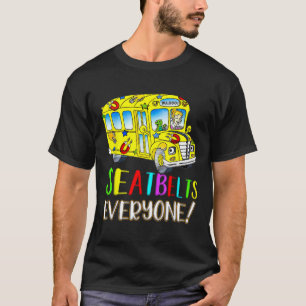 Camiseta Todos divertidos conductores de autobús en la escu