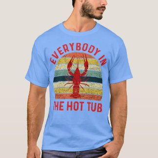 Camiseta Todos En El Baño Caliente Divertido Cangrejo De Ca