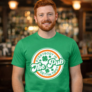 Camiseta Todos en el Pub se Emborrachan el Día de San Patri