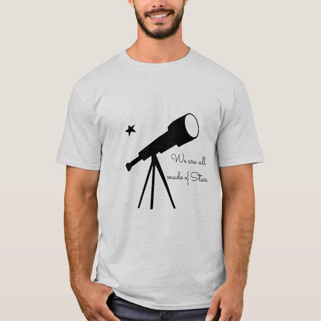 Camiseta Todos estamos hechos de telescopio Stars (Anverso)