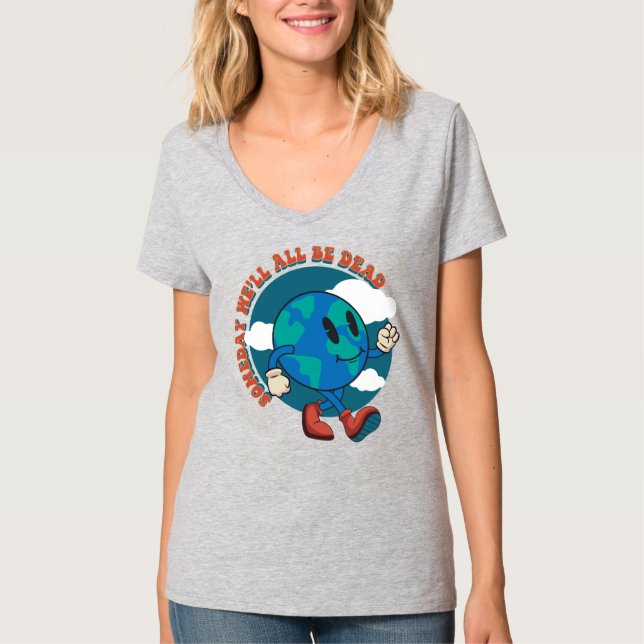 Camiseta Todos estaremos muertos Chicas Halloween 2023 (Anverso)