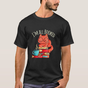 Camiseta Todos estoy en libros leyendo gatitos para lectore