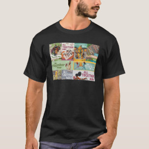 Camiseta Todos juntos, libros de bibliotecas de Summer Read