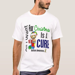 Camiseta Todos lo que quiero para el autismo del navidad
