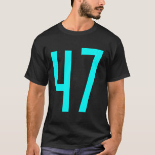 Camiseta Todos los aficionados al deporte Favorito Cyan Núm