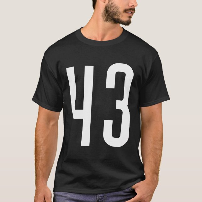 Camiseta Todos los aficionados al deporte número blanco fav (Anverso)