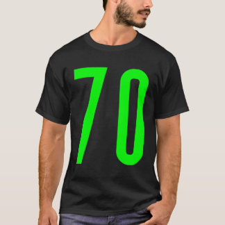 Camiseta Todos los aficionados al deporte número verde favo