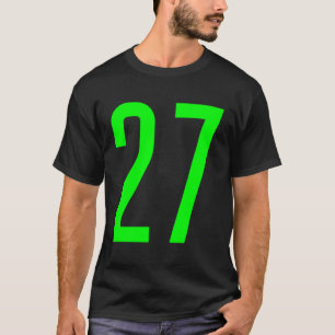 Camiseta Todos los aficionados al deporte número verde favo