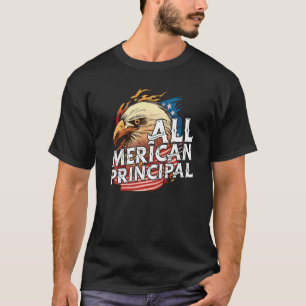 Camiseta Todos Los Americanos Directora 4 De Julio Día Eagl