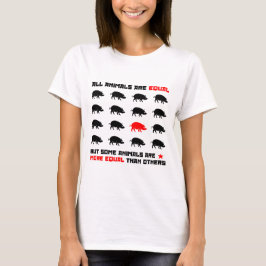 Camiseta Todos los animales son iguales a 2