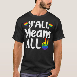 Camiseta Todos los arcoiris Orgullo LGBT Lesbiana gay signi