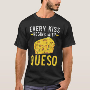 Camiseta Todos los besos comienzan con comida para comer qu