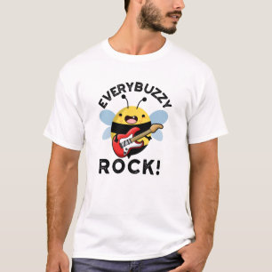 Camiseta Todos los Buzzy Rock Funny Music Bee Pun