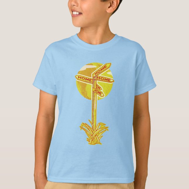 Camiseta Todos los caminos llevan a casa (Anverso)