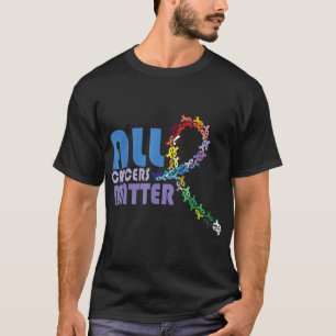 Camiseta Todos los casos de cáncer importan el apoyo a la s