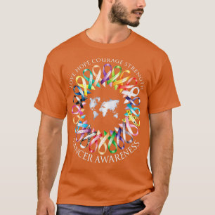 Camiseta Todos los casos de cáncer importan la sensibilizac