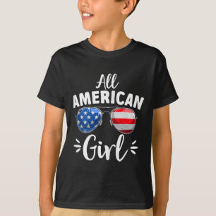 Camiseta Todos Los Chicas Chicas Estadounidenses 4 De Julio